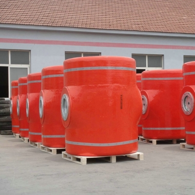 Cylindryczny kotwica Floater Offshore Pływające boje cumownicze PE PVC EVA