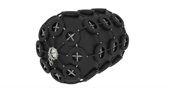 Wysokiej wydajności cylindryczny gumowy fender do statków