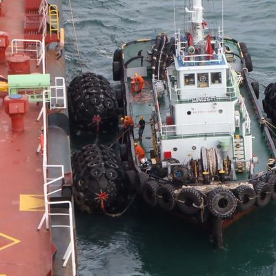 CCS GL 0.05Mpa Pneumatyczny zderzak do cumowania łodzi rybackiej na wodzie