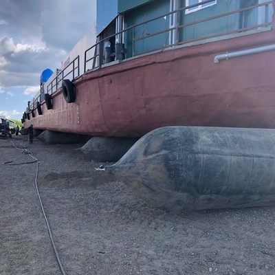 Trwała nadmuchiwana gumowa poduszka powietrzna do transportu morskiego
