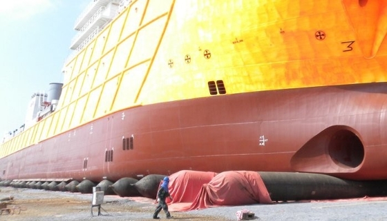 Dry Dock Nadmuchiwane gumowe poduszki powietrzne Wypuszczają łodzie Cena fabryczna na sprzedaż
