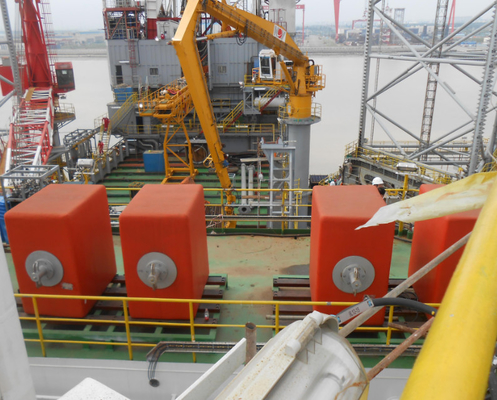 Cylindryczny kotwica Floater Offshore Pływające boje cumownicze PE PVC EVA