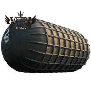 Japoński fender Yokohama Pływający typ Marine Pneumatic Rubber Fender z łańcuchem i oponami