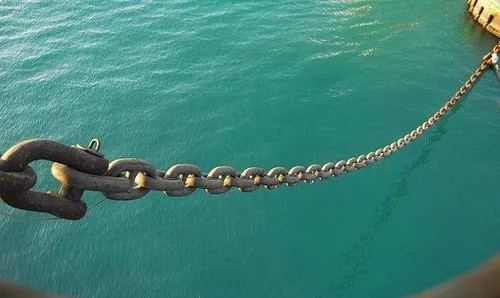 Ciężki przemysłowy czarny wykończenie Drop Forge Short Link Chain Steel Galvanized Round Ship Anchor Chain