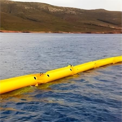 PVC Floating Barrier Foam Rubber Oil Containment Boom Zindywidualizowane porty kontenerowe/jeziora/offshore oil boom