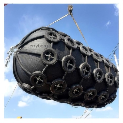 Yokohama Pneumatyczny Fender Docking Fender dla statku Net Typ Pneumatyczny Gumkowy Fender