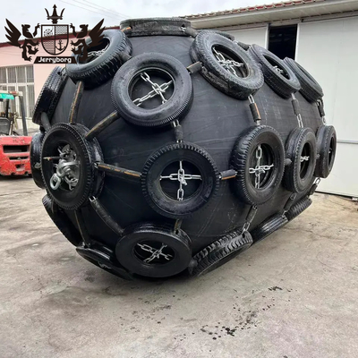 Yokohama Pneumatyczny Fender Docking Fender dla statku Net Typ Pneumatyczny Gumkowy Fender