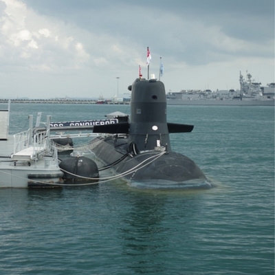US Navy Yokohama elektryczna łódź podwodna hydropneumatyczny gumowy błotnik