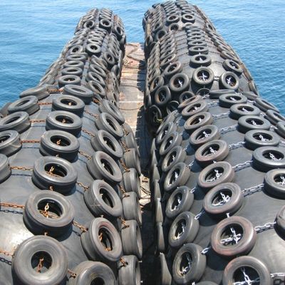 ISO17358 CCS Yokohama Pneumatyczny błotnik do nadmuchiwanego gumowego błotnika na molo
