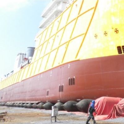 Lekki, łatwy do rozmieszczenia statek, uruchamiający morską gumową poduszkę powietrzną